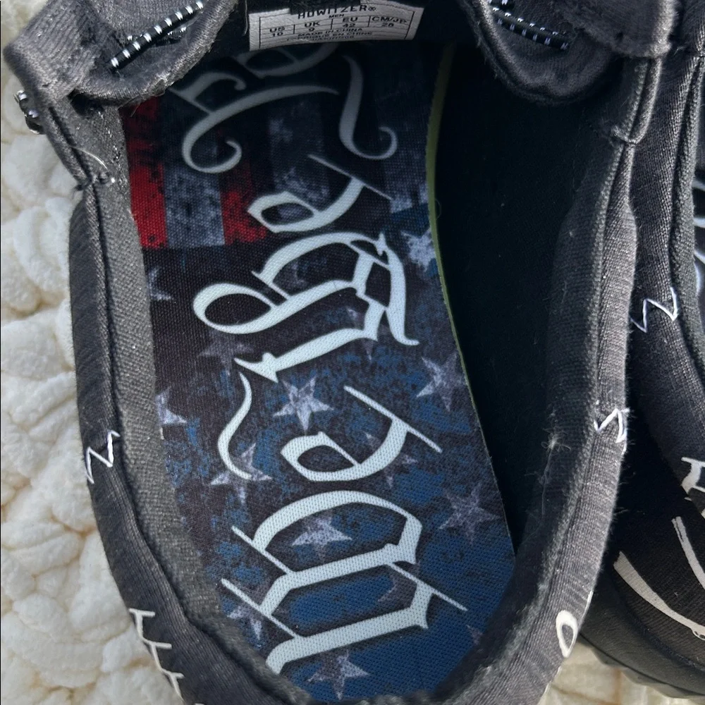 Howitzer Men's Black Slip-On Shoes - Picture 4 of 10